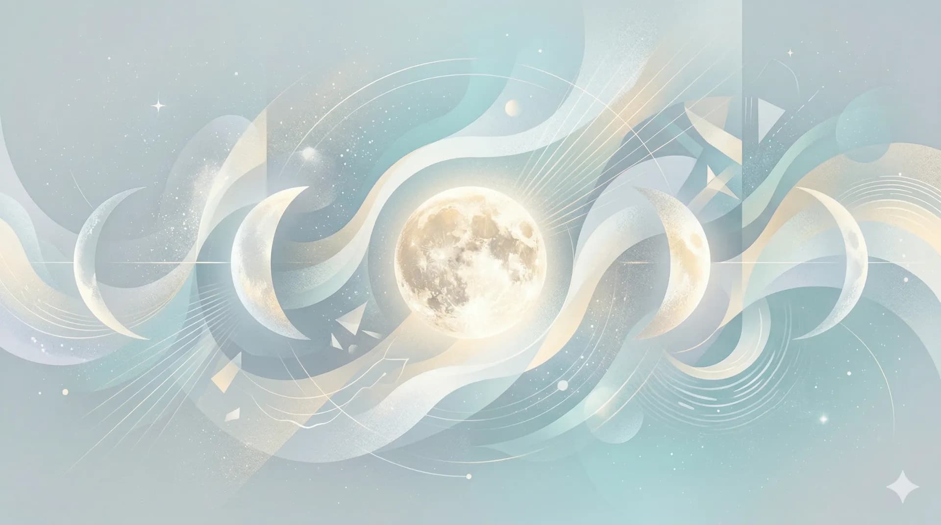 Full moon illuminating a night sky over a sports arena