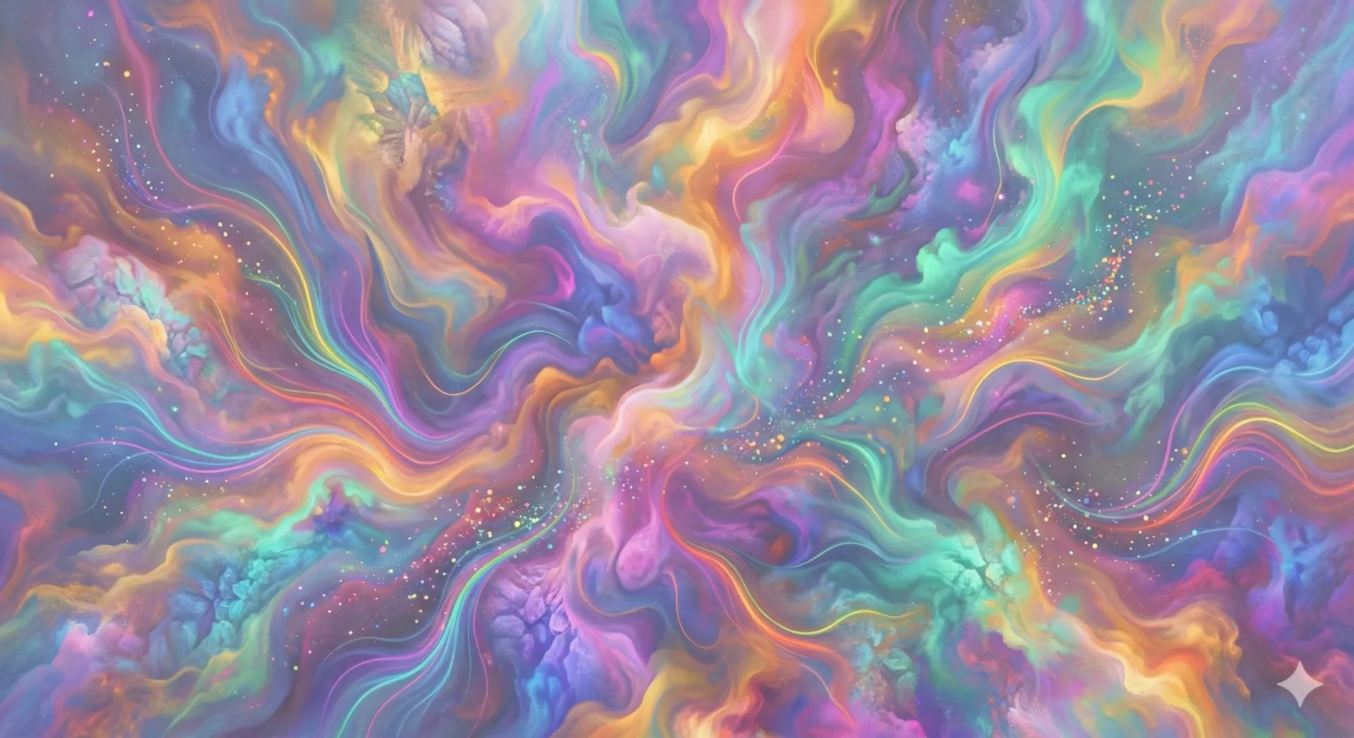 Abstract color palette representing chromatic synergy